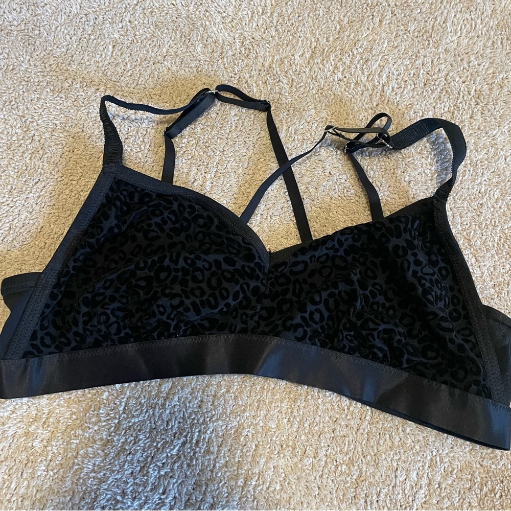 leopard print aerie bralette